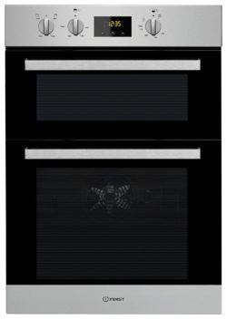 Indesit - IDD6340IX - Double Oven - Stainless Steel